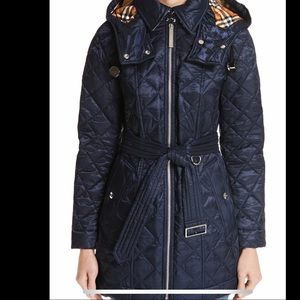 Burberry baughton quilted coat